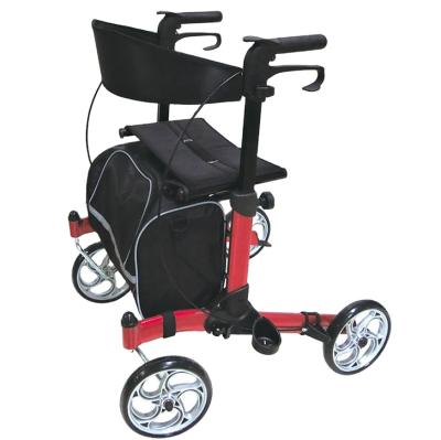 China Hot-selling medical mobility aid single folding compact outdoor walker for the elderly is comfortable and safe to use. for sale