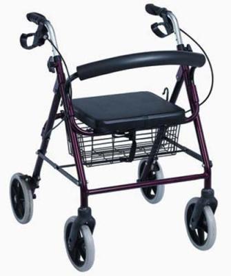 China Mobility aid handle size adjustable, older walker folds into a cute bag for easy carrying rollator for sale