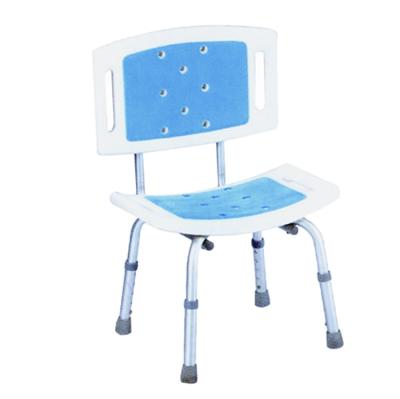 China Height Adjustable Factory Price Direct Selling Durable Removable Aluminum Shower Chair Stool For The Disabled for sale