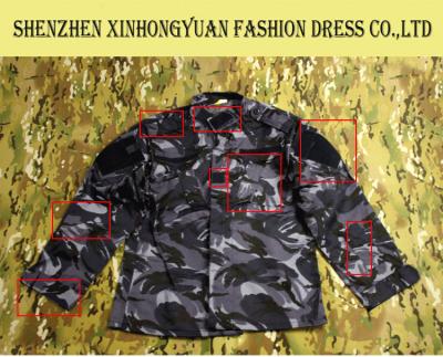 China Ocean Camouflage Military Dress Uniforms  35% Polyester 65% Cotton For Army for sale