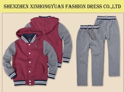 China International Students School Uniforms , High School Sports Wear With Printing Logo for sale