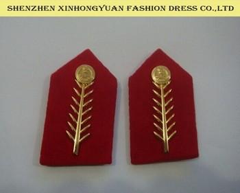 China Customize Saudi Arabia Military Uniforms Shoulder Epaulettes , Army Shoulder Patches for sale