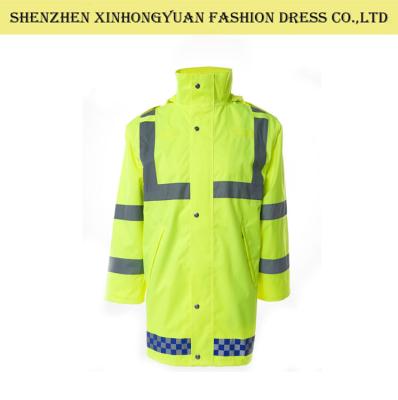 China Long Sleeve Reflective Work Clothing Jacket / Reflective Safety Vest for sale