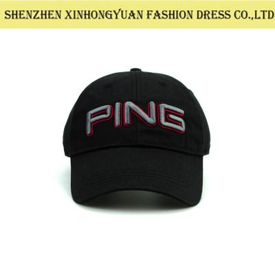 China Custom Military Hats And Caps , Acryl Black Embroidered Baseball Caps  For Men for sale