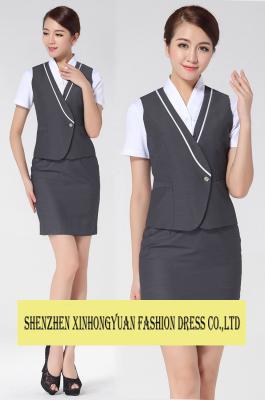 China Fluglinien-Stewardess-Kleidungs-/Abendkleid-Uniform-/Fluglinien-Flugbegleiter-Uniformen zu verkaufen