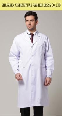 China Custom Medical Office Uniforms , Medical Scrubs Uniforms Student White Coat for sale