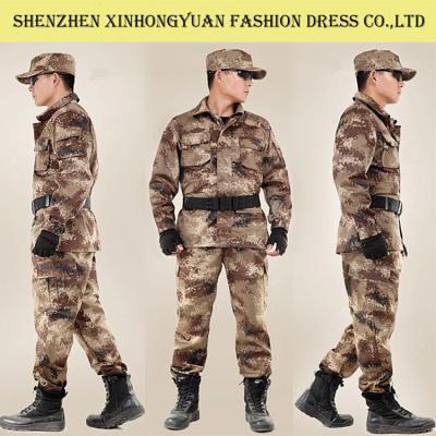 China De hoge Uniformen van de Kleurechtheid Militaire Kleding, Groene Eenvormig van de Legerkleding Te koop