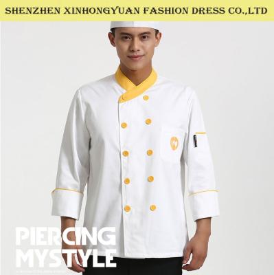 China Restaurant Double - Breasted Long Sleeve Executive Chef Coats For Men for sale