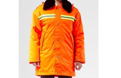 China Custom Padded Cotton Waterproof Reflective Work Clothing For Winter for sale