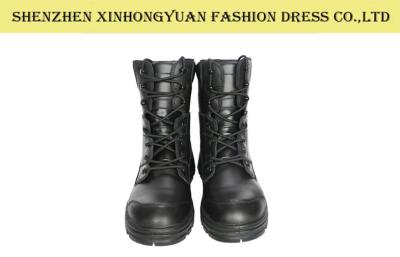 China Mens Genuine Leather Lightweight Military Tactical Boots / Waterproof Rocky Military Boots for sale