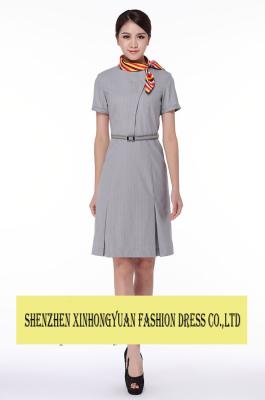 China Elegante Flug-Stewardess-Uniformen fliegen begleitende Kostüm-Hostessen-Dame Dress Clothing zu verkaufen