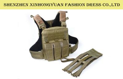 China Fully Adjustable Bulletproof Khaki Military Tactical Vest , Army Tactical Molle Vest for sale