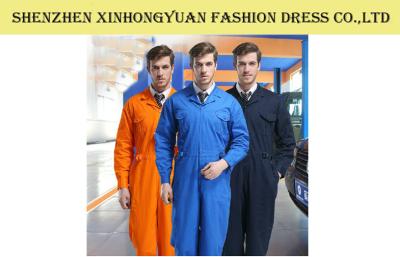 China Polyester Cotton Three Color Overall Factory Worker Uniforms , Mens Work Clothes for sale