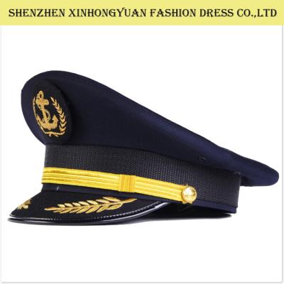 China Railway Military Hats And Caps / Military Style Hats For Men Army Peaked Cap for sale