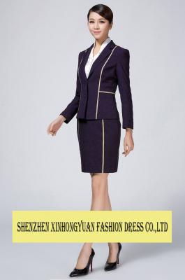 China Slim - Fitting Cotton  Airline Stewardess Uniforms Anti - Wrinkle  Skirt for sale