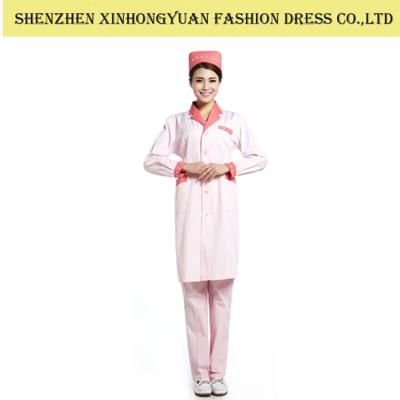 China Adults Cotton Hospital Nurse Pink Medical Uniform standard Europe for sale