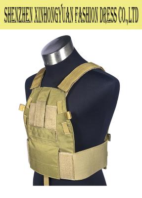 China Waterproof Bulletproof Tactical Vest With Protective Alumila Plate Pad Velcro for sale