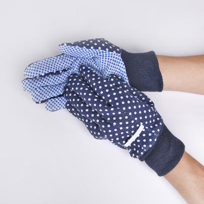 China Wholesale Warm Canvas Comfortable/Breathable Selling Point Pearl Garden Goves Wear Resistant Non Slip Working Gloves for sale