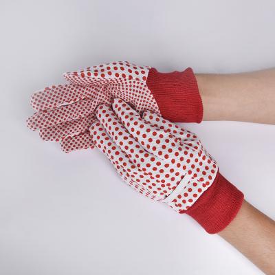 China Comfortable/Breathable Idea for Garden Gloves Cotton Canvas Women Kids Style Gardening Gloves Work Safety Working Gloves for sale