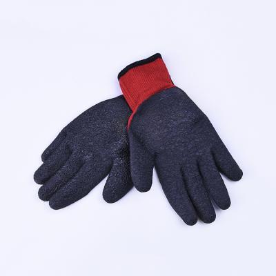 China Comfortable 10 Gauge Latex Coated Working Gloves Hand Gloves Latex Coated Wrinkle Resistant Garden Gloves for sale