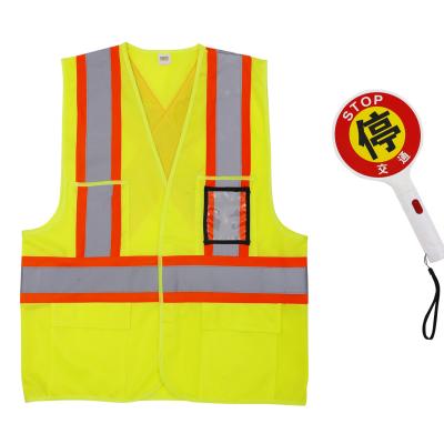 China LED FLASH Customize Professional Custom Reflective Construction Worker Safety Vest Outdoor Workwear Protector for sale