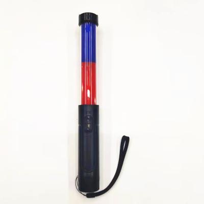 China Water Proof Policeman Using Traffic Controller High Flash Traffic Light Baton With Light Traffic Control Top Baton for sale