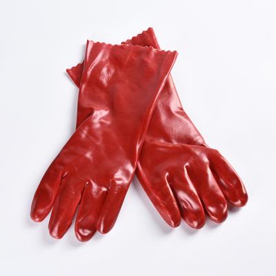 China Project Work Rubber Industrial Rubber Gloves Warm Comfortable/Breathable Industrial Work Protective Gloves for sale