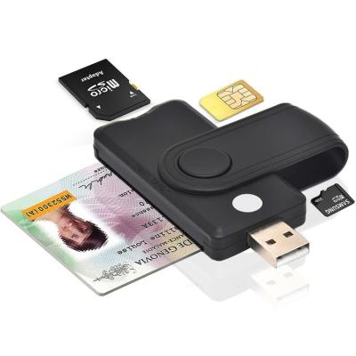 China CAC Smart Card Reader With SDK Factory Directly Sell Ueb CR310-3.0 China 4 Usb Card Readers Cheap Card Reader for sale