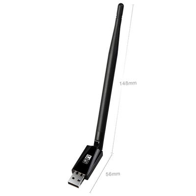 China Notebook Desktop Server USB Wireless 2.0 802.11n/g/b 2.4GHZ 150Mbps Wifi/WLAN Adapter With Antenna for sale