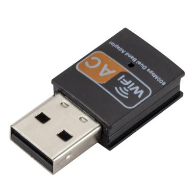 China Notebook Server 600M Mini USB Network Card Desktop WiFi Signal Wireless Transmitter/Receiver Desktop WLAN USB Adapter for sale