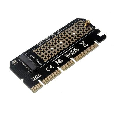 China Tablet PC M.2 NVME to PCIe 3.0 x4 Adapter with Heatsink Solution for sale