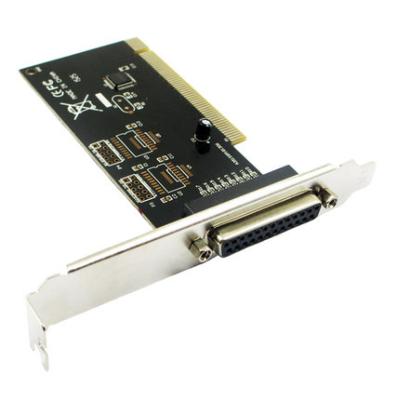 China Tablet PC PCI Card Parallel Left LPT PCI to Parallel Printer Port 25 Pin Expension Card WCH351Q Card for sale