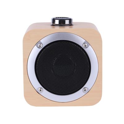 China Wholesale custom made high quality wooden music subwoofer portable BT wireless mini speaker stereo speaker wood for sale