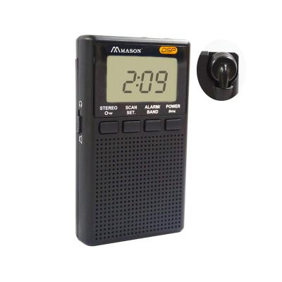 China High Sensitivity Mason Supply World Receiver LCD Display DSP World Band Receiver Mini Digital AM FM Radio for sale