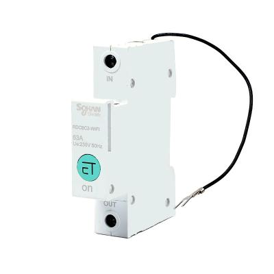 China New come wifi circuit breaker with over voltage/current protection 1p RDCBC-N for sale