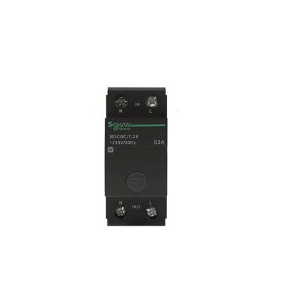 China Zigbee smart circuit breaker remote control by mcb tuya smart life relay type rccb RDCBC for sale