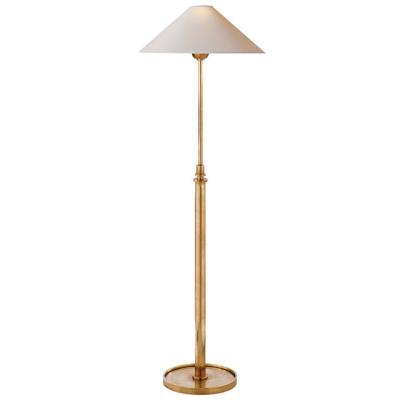 China American modern adjustable simple pastoral bedside lampbedroom retro all-copper fabric floor cover floor lamp expansion floor lamp for sale