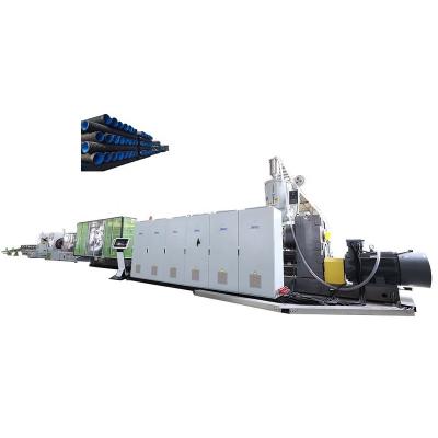 China Plastic Extruder Machine Plastic PIPE DWC Pipe Extrusion Line Horizontal Extruder for sale