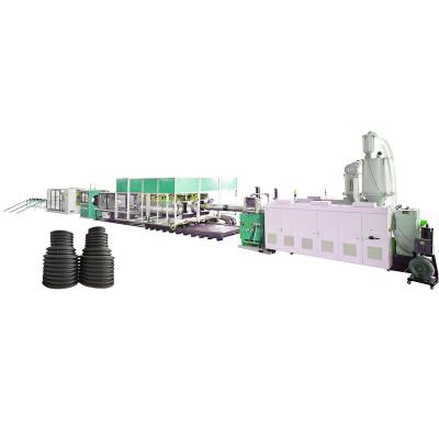 China plastic pipe pe pipe extruders pe corrugated pipe machinery for sale