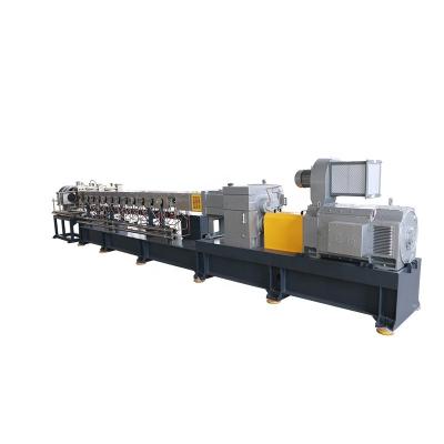 China PIPE pp pe ps eva abs high filler granules pelletizers pelletizing lines for sale