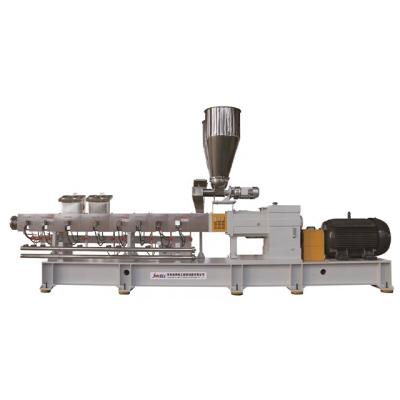 China Pellets Pelletizing Small Plastic Twin Screw Extruder Making Machine for sale