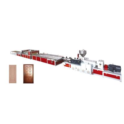 China Wood Plastic Composite Sheet PVC WPC Production Line Plastic Door Plastic Machinery for sale