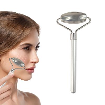 China 2021 Custom Facial Blood Vessels Removal Beauty Massage Tool Anti Aging Titanium Roller for sale