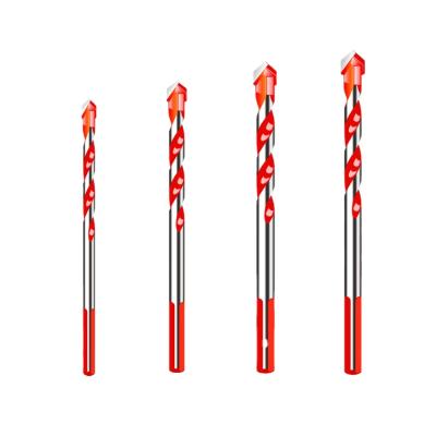 China 2021 Efficient China Made Red Ceramic Glass Leg Drill Bit Multifunctional Twist Drill Bit for sale