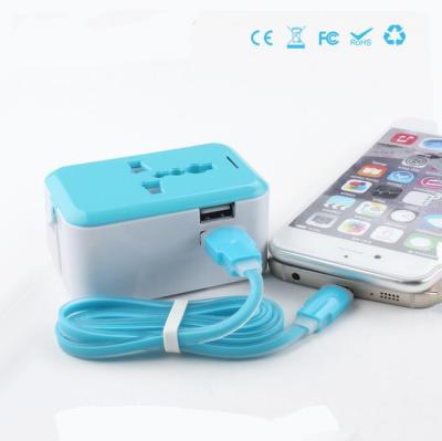 China All In One Universal USB Power Wall Charger Adapter With Dual USB Output for sale