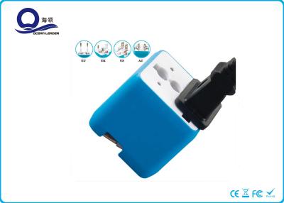 China Portable Smart 4 In 1 Socket USB Travel Adapter Plug Integrated Fuse Protection for sale