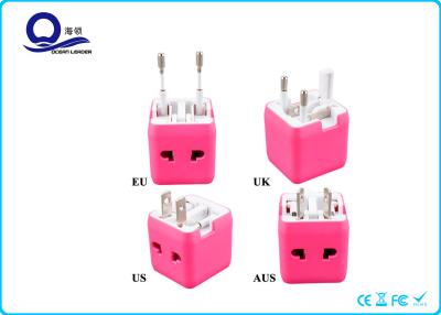 China Mini Square Universal AC DC Power Adapter , International Electrical Adapter for sale