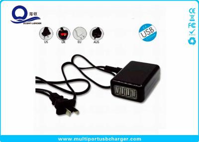 China CE Approved Multi Port USB Tablet Charger , UK / AU USB Multi Plug Charger for sale