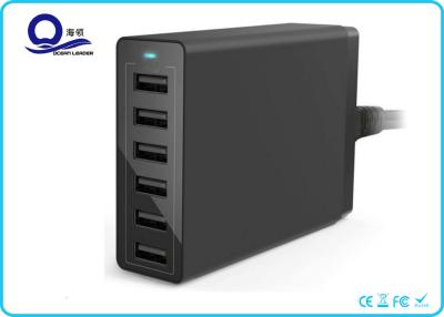 China Multiple USB Charger 50W 10A Travel Wall Charger with 6 Ports for Quick Charge for sale