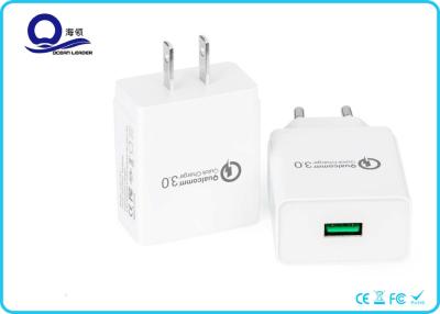 Cina caricatore di 18W Iphone USB, caricatore rapido astuto di Qualcomm con tecnologia di controllo di qualità 3,0 in vendita